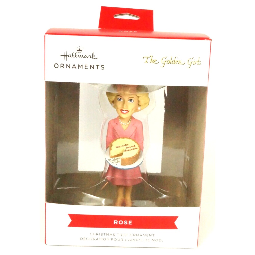 Hallmark 2021 Ornament Golden Girls Betty White as Rose Nylund EAT CHEESECAKE